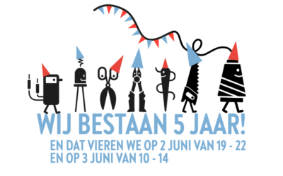Repair Café Jeltje bestaat 5 jaar en we vieren feest!